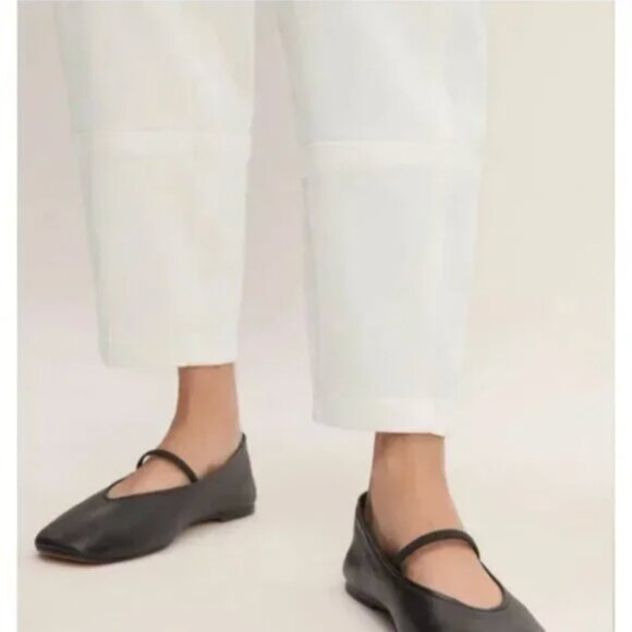 Everlane Cream Women's Barrel Pants 6 - Picture 4 of 13